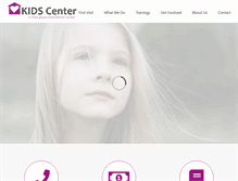Tablet Screenshot of kidscenter.org